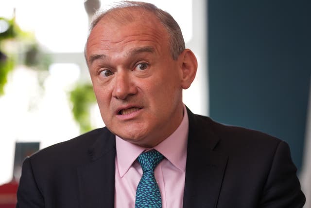 <p>Liberal Democrat leader Sir Ed Davey pushed the Government to ensure that patients receive treatment within 62 days of a diagnosis (Lucy North/PA)</p>