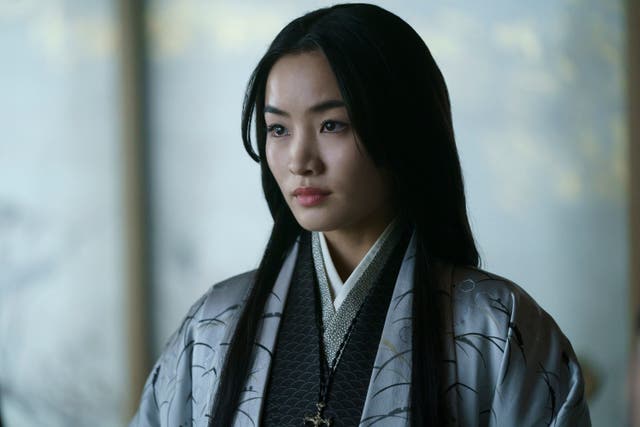<p>Anna Sawai as Toda Mariko in a scene from the 2024 version of ‘Shogun’</p>