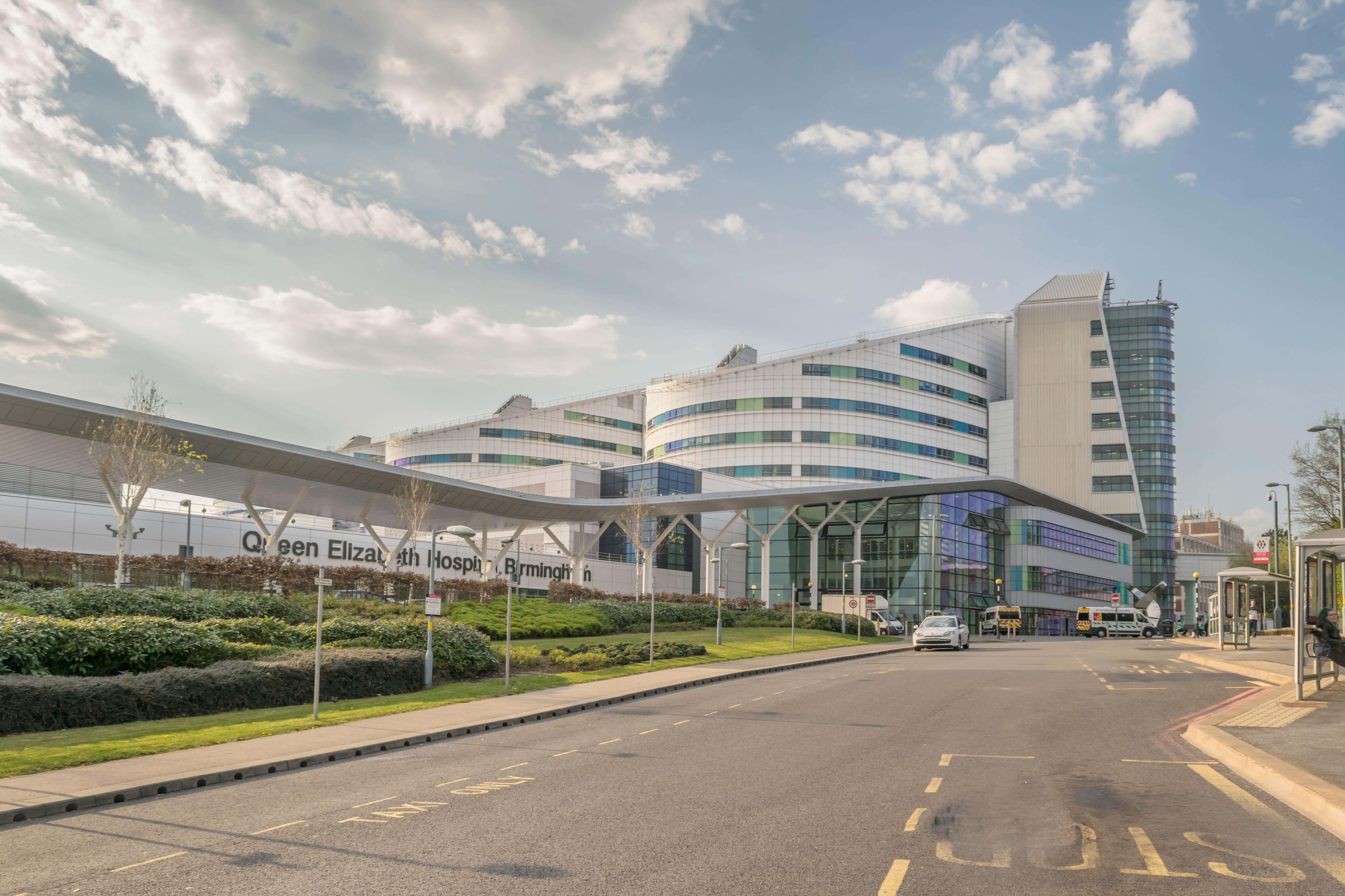 The patient was enrolled in the trial at Birmingham’s Queen Elizabeth Hospital (Alamy/PA)