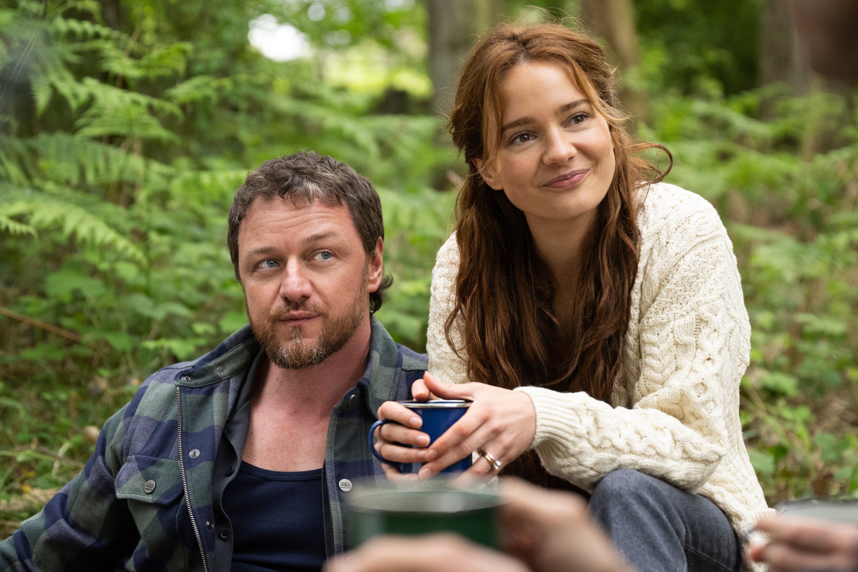 James McAvoy e Aisling Franciosi em 'Speak No Evil'