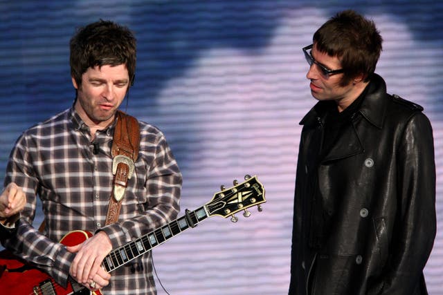 <p>Noel Gallagher and Liam Gallagher  </p>