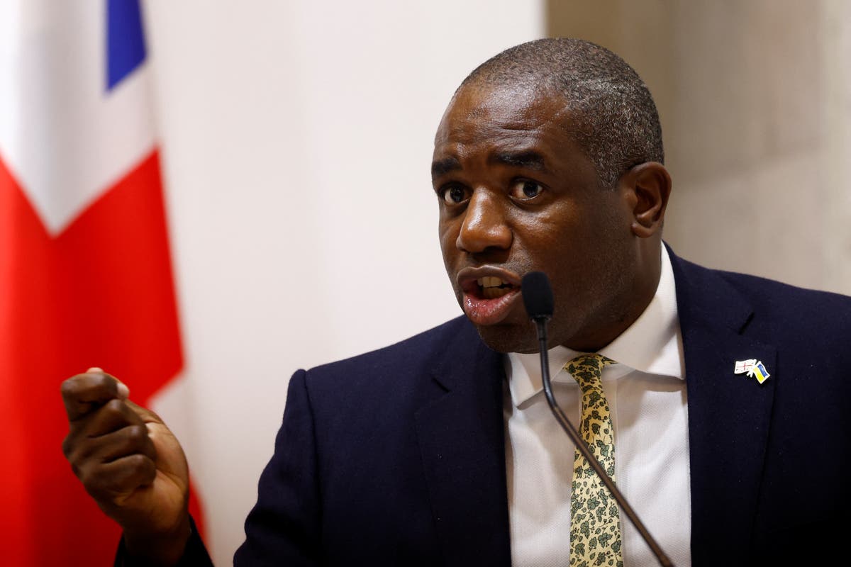 Lammy blasts Putin’s ‘fascism’ as Kyiv’s hopes of using missiles in Russia grow