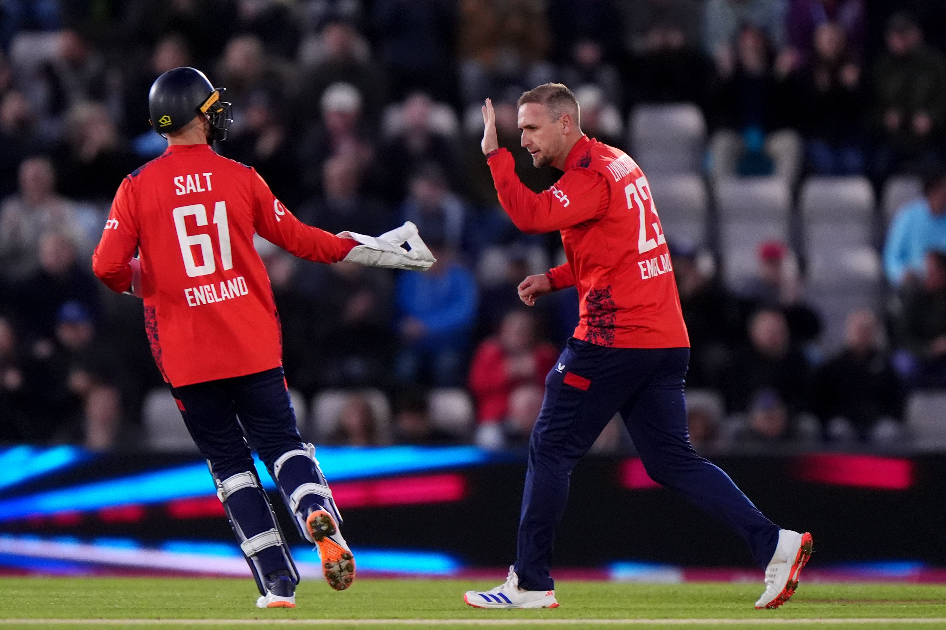 Liam Livingstone, right, shone for England (Bradley Collyer/PA)