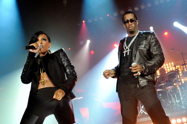 <p>P Diddy and Dawn Richard of Diddy-Dirty Money perform on September 29, 2010 in Glasgow, Scotland</p>