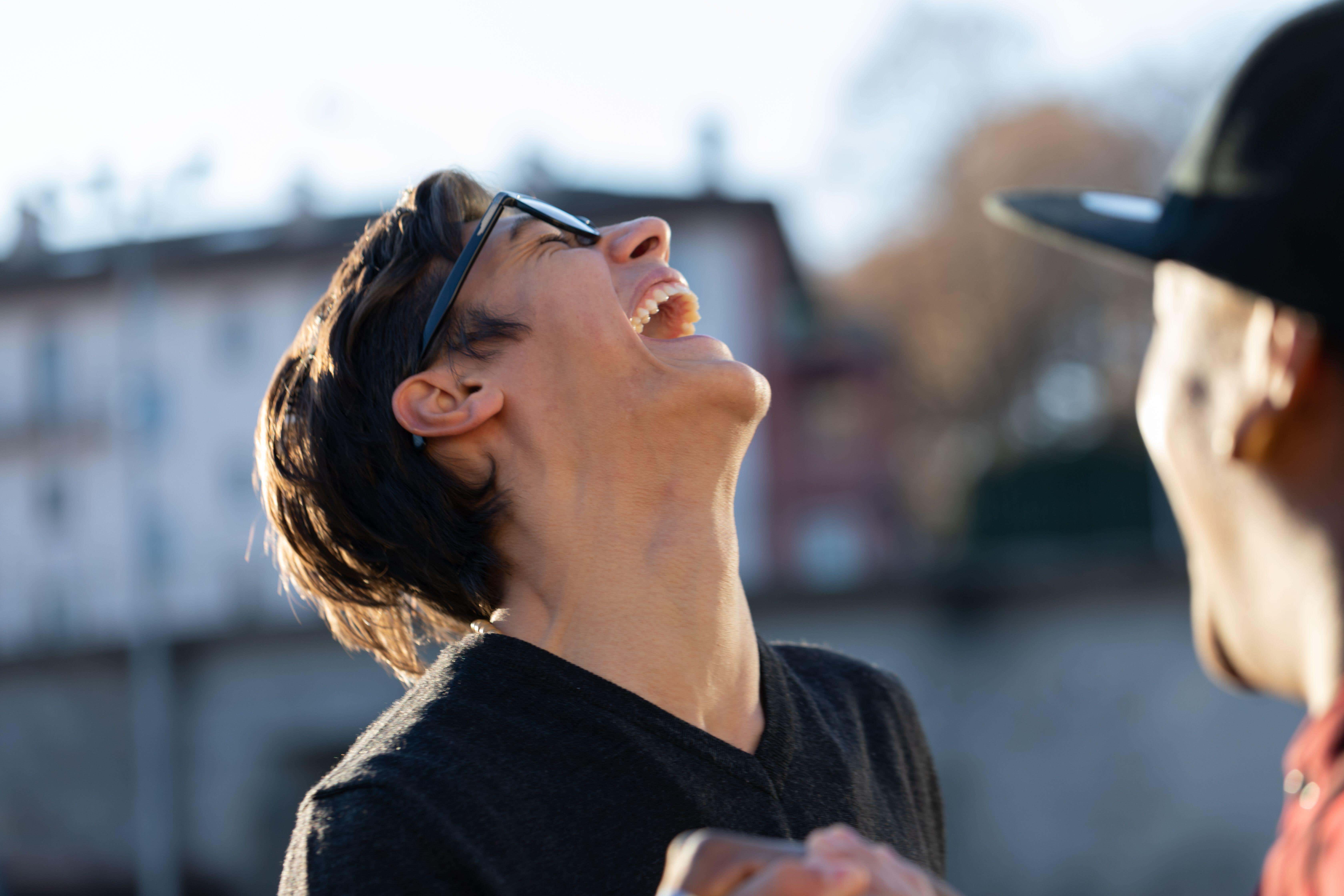 Laughter therapy may be just as good as eye drops for treating dry eyes, a study suggests (Alamy/PA)