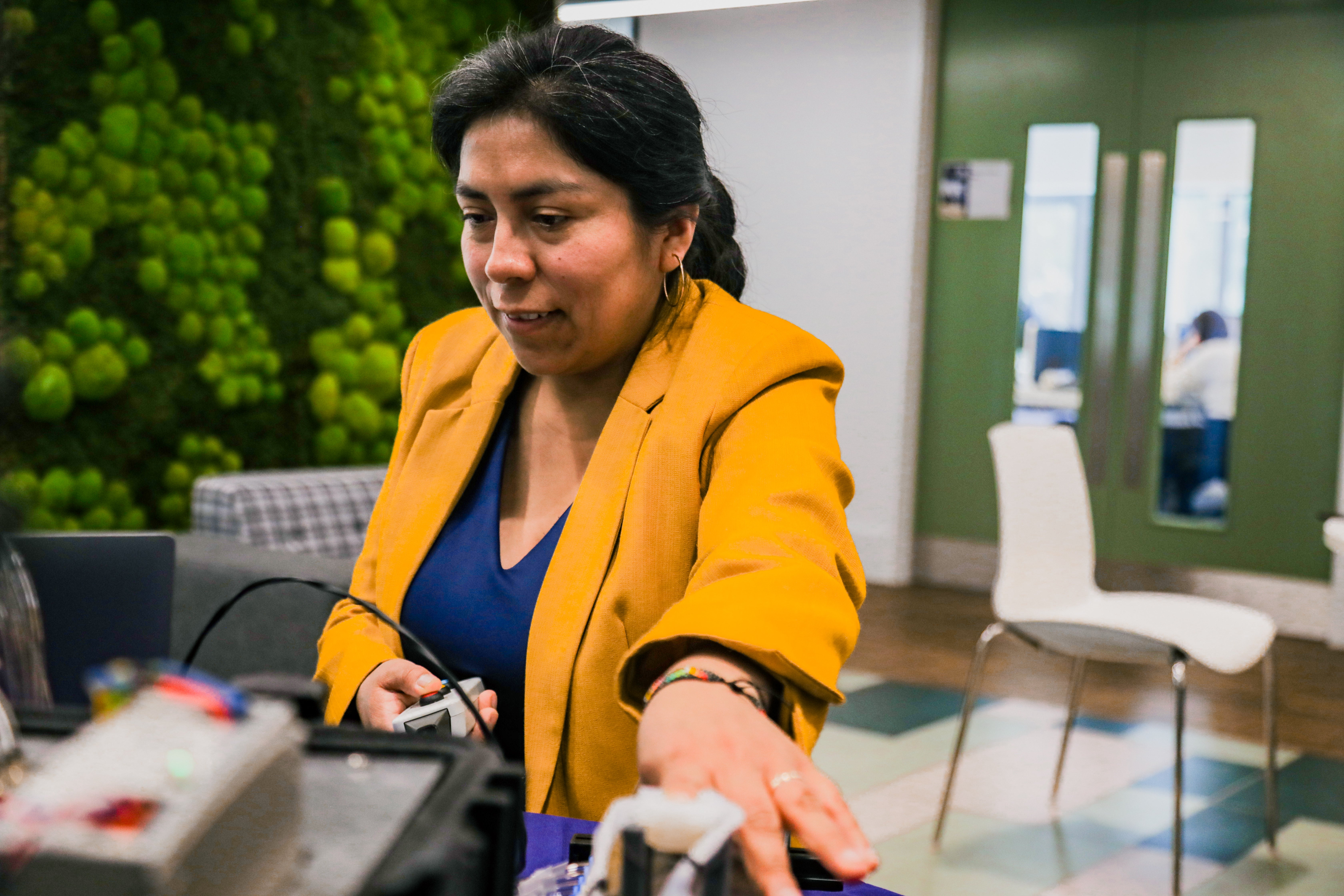 Dr Sara Abad, a roboticist at UCL’s Mechanical Engineering Department (British Science Association)