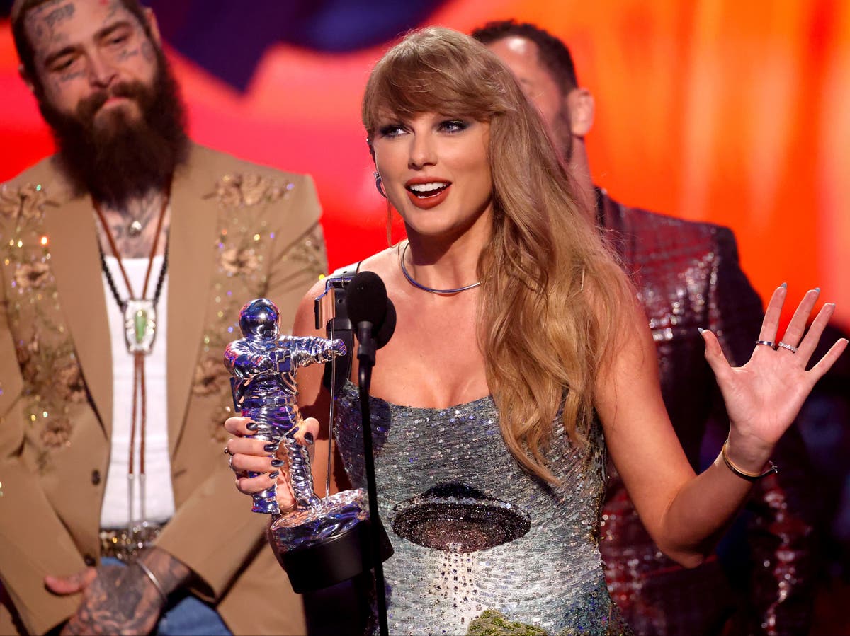 Taylor Swift used VMA speech to remind fans to vote after Harris endorsement