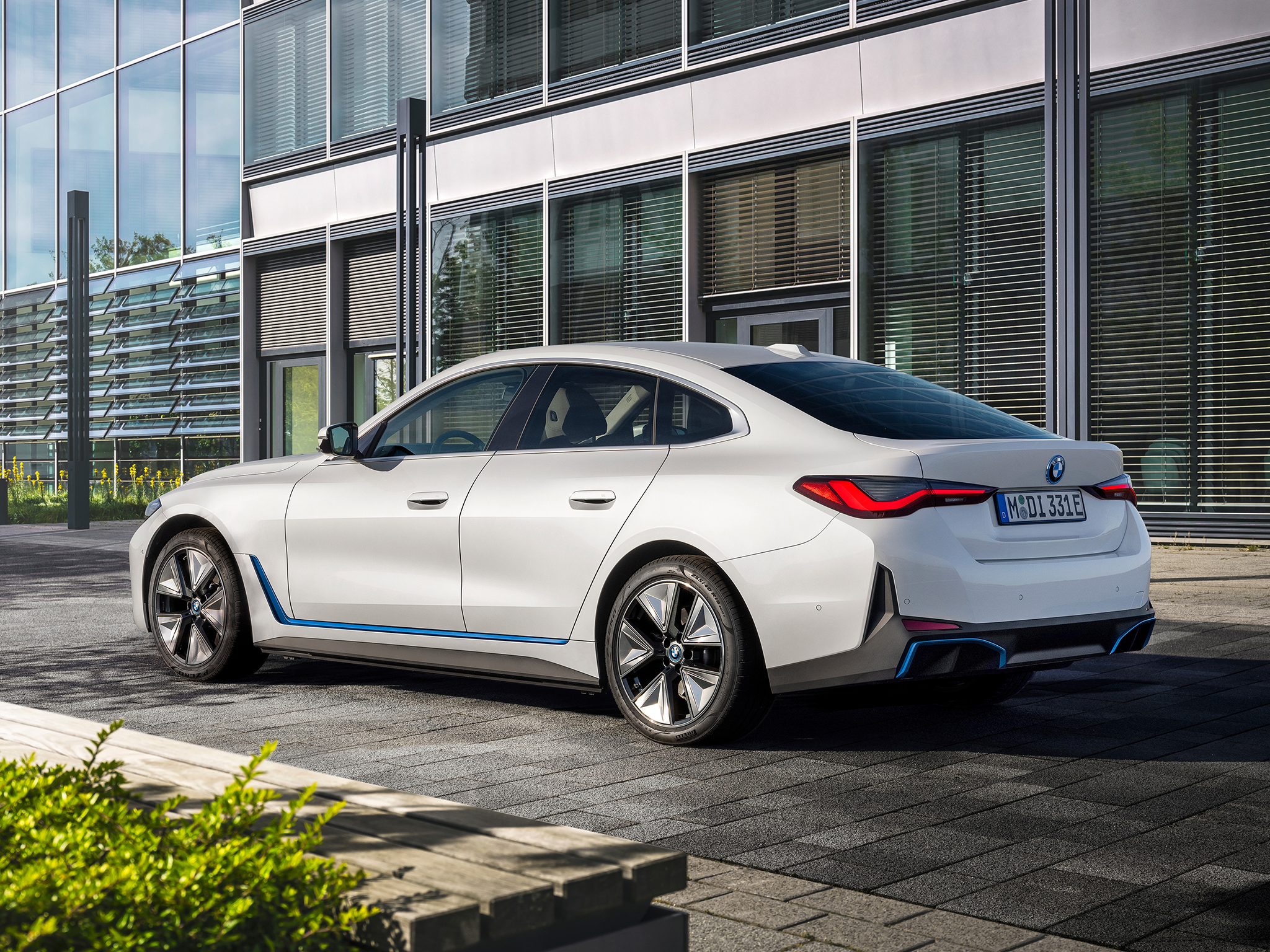 The BMW i4 is available in a range of trims, including the range-topping M50 xDrive.