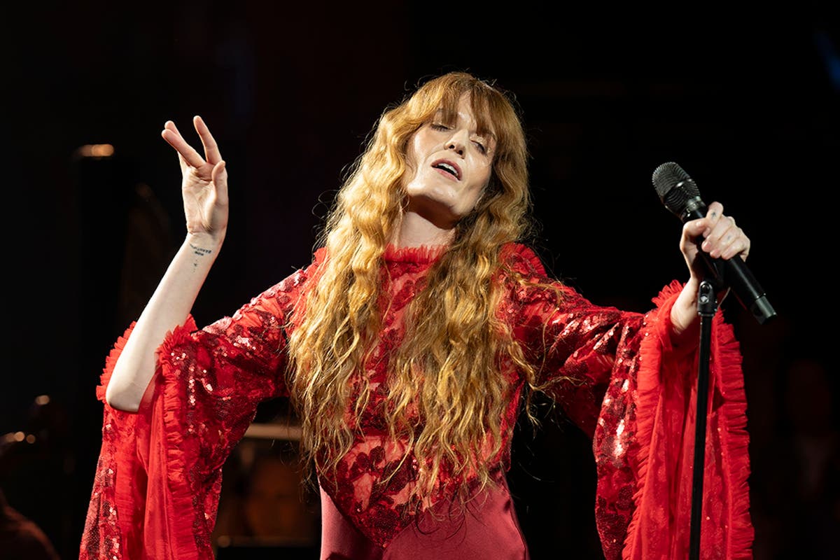 Florence Welch Celebrates 'Lungs' at BBC Proms