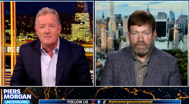 <p>Frank Luntz apareció en Piers Morgan Uncensored el miércoles por la noche para dar su veredicto sobre el debate entre Harris y Trump </p>