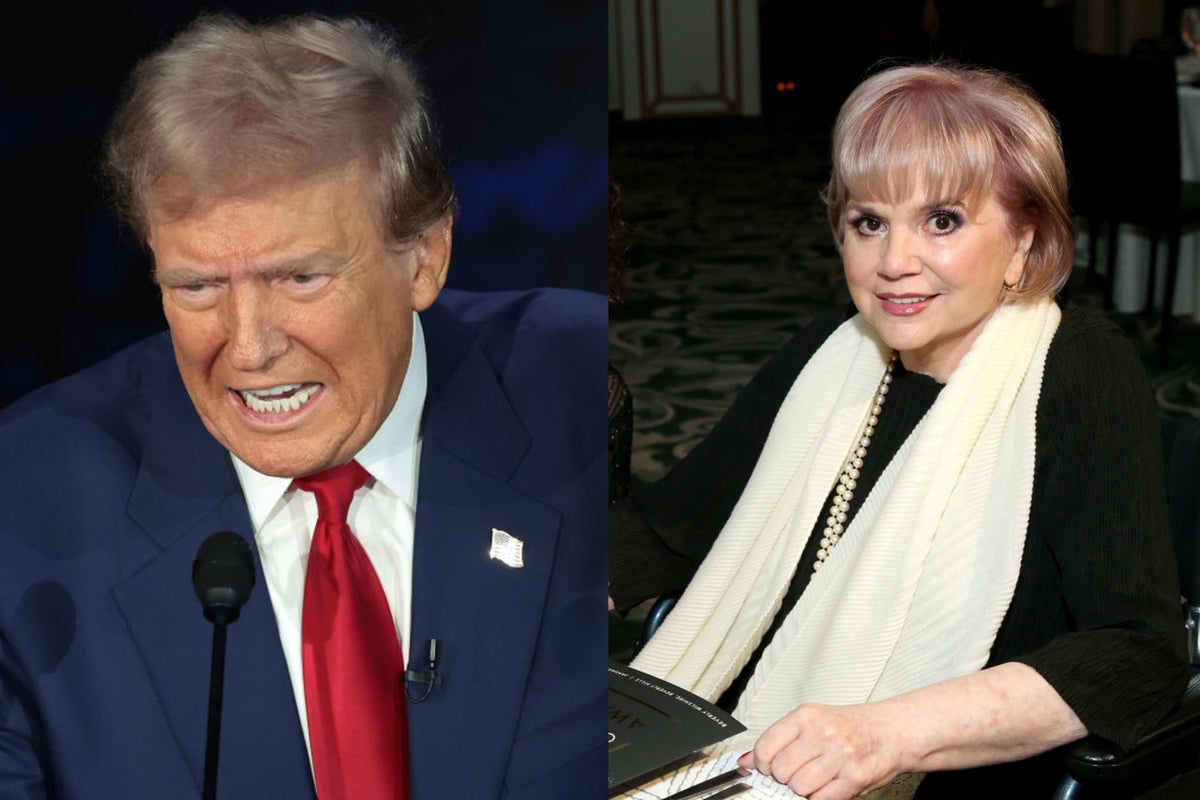 Linda Ronstadt slams 'rapist' Trump for holding a rally in a building named after her | The Independent