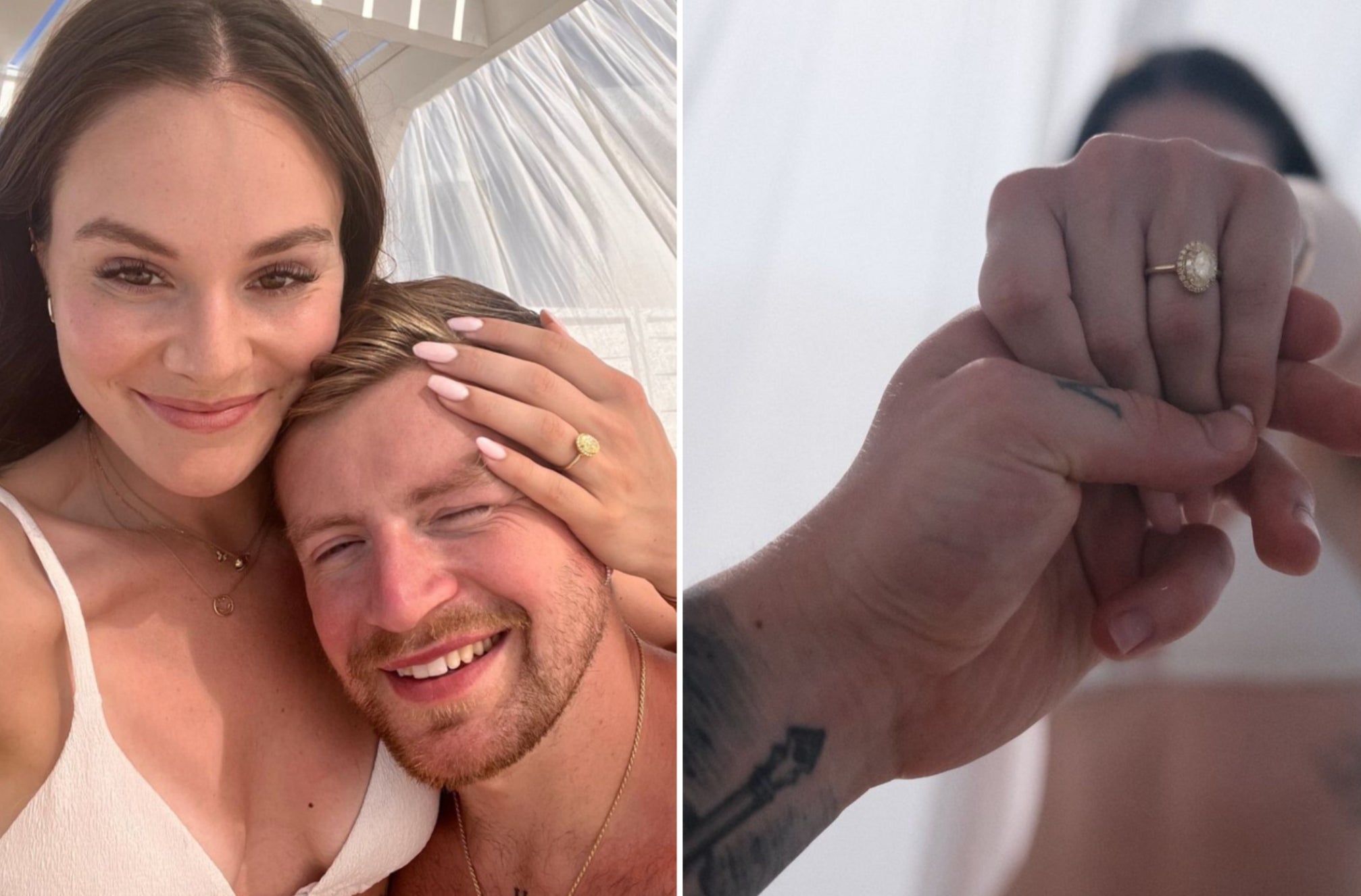 Couple have announced their engagement after meeting in 2021