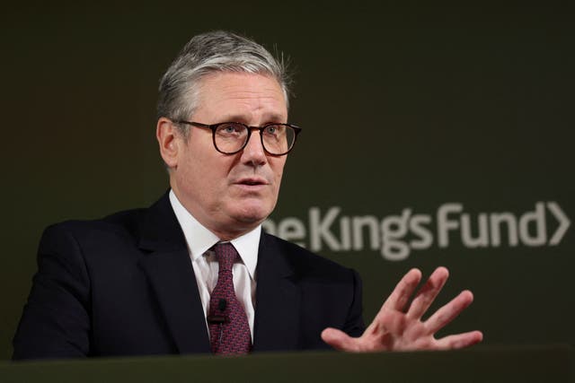 <p>Keir Starmer said his 10-year plan would include changing the NHS to a ‘neighbourhood health service’ </p>