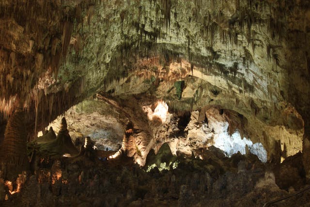 <p>Caverns National Park’s Big Room is the largest single cave chamber by volume in North America</p>