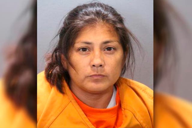 <p>Sandra Hernandez-Cazares, 42, was charged with involuntary manslaughter and child abuse causing great bodily injury, officials said</p>