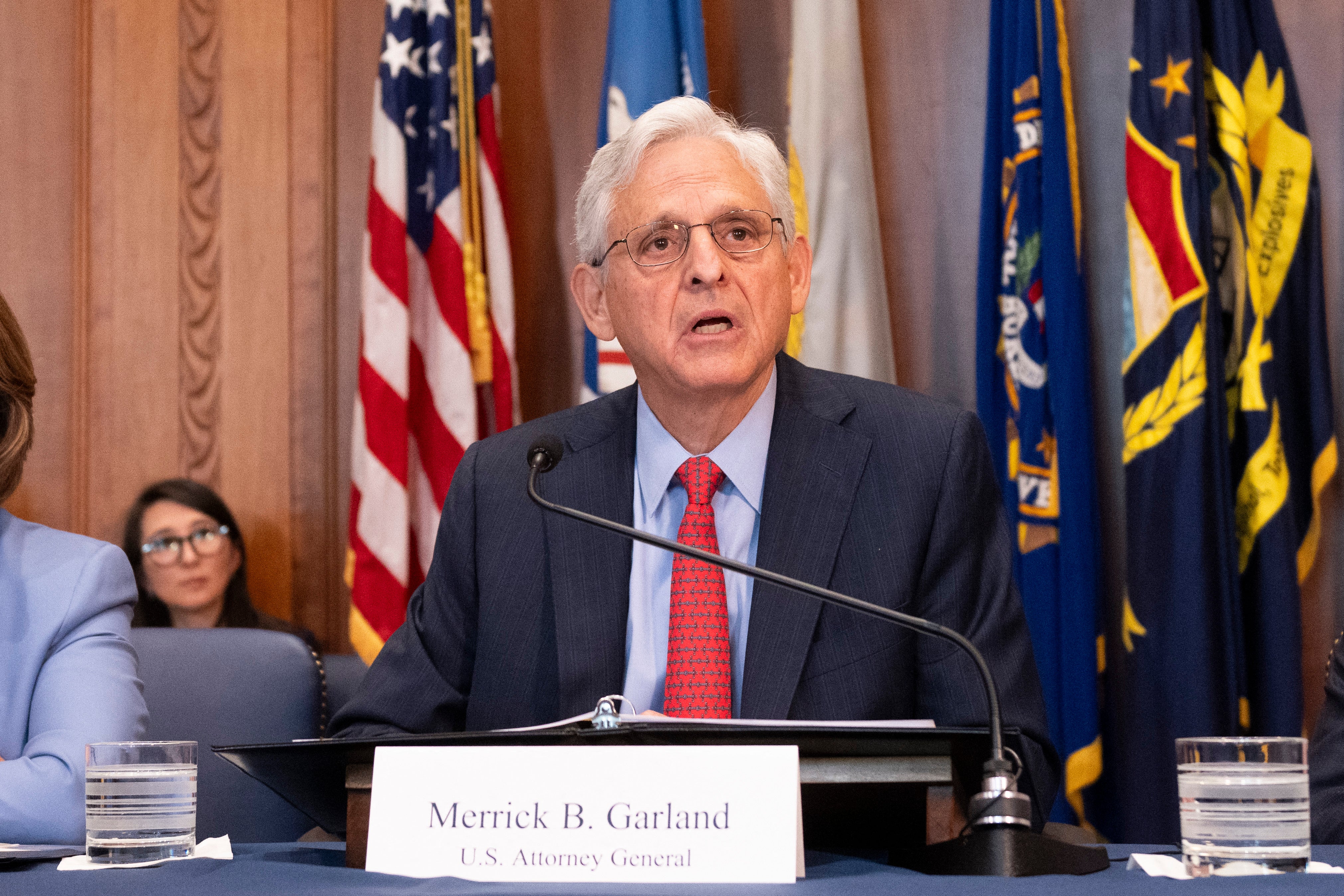 Attorney General Merrick Garland - who spoke at a meeting of the Justice Department's Election Threat Task Force on September 4 - told staff on September 12 that the agency would not be used as a 