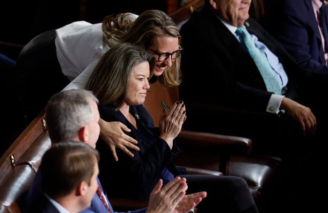 <p> U.S. Rep. Angie Craig (D-MN) was one for the first Democrats to say President Joe Biden needs to step aside, along with Rep Hillary Scholten (D-MI) (Right). </p>