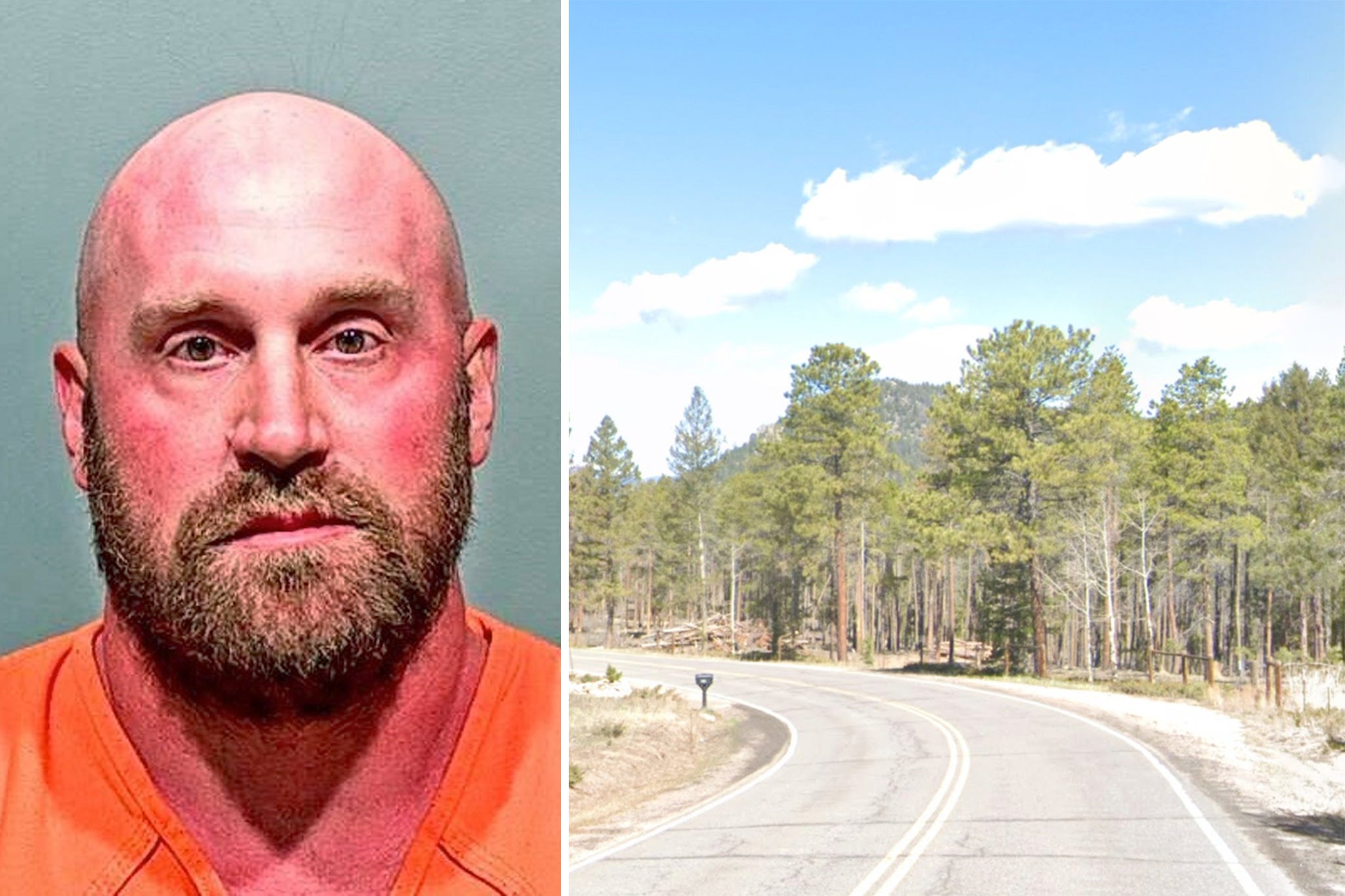 Brent Metz (seen in mugshot) is accused of shooting the teen outside his property in Conifer