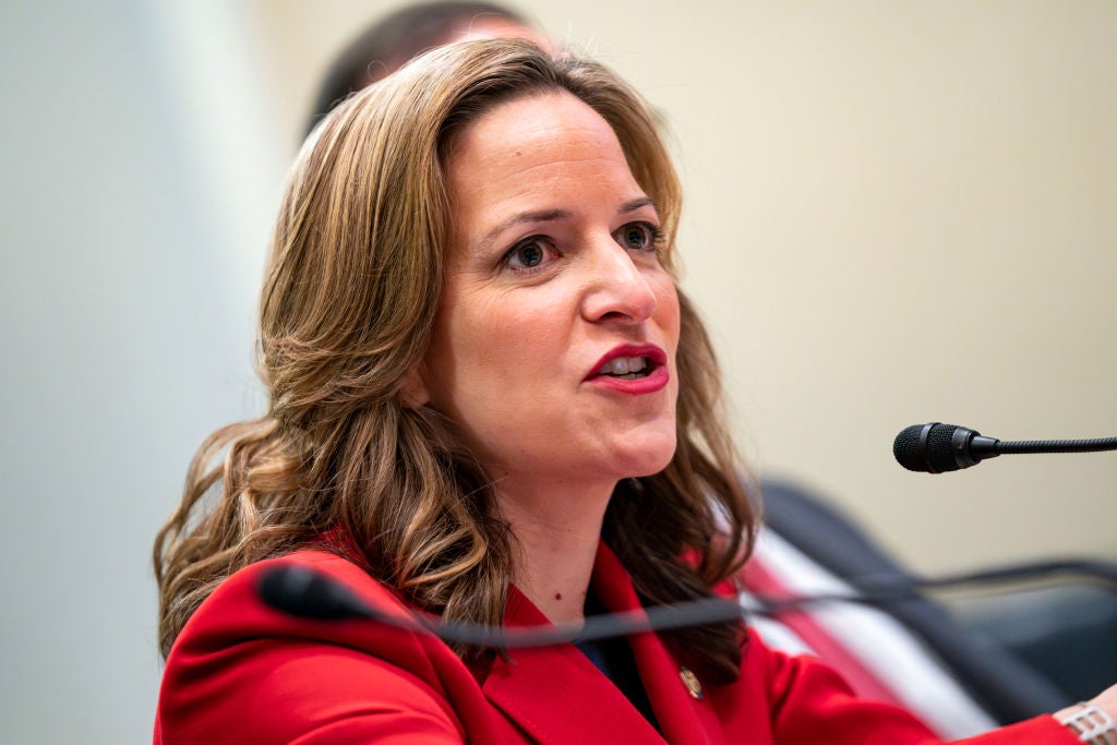 Michigan Secretary of State Jocelyn Benson attends a hearing called by House Republicans to discuss Americans’ confidence in elections on September 11, 2024