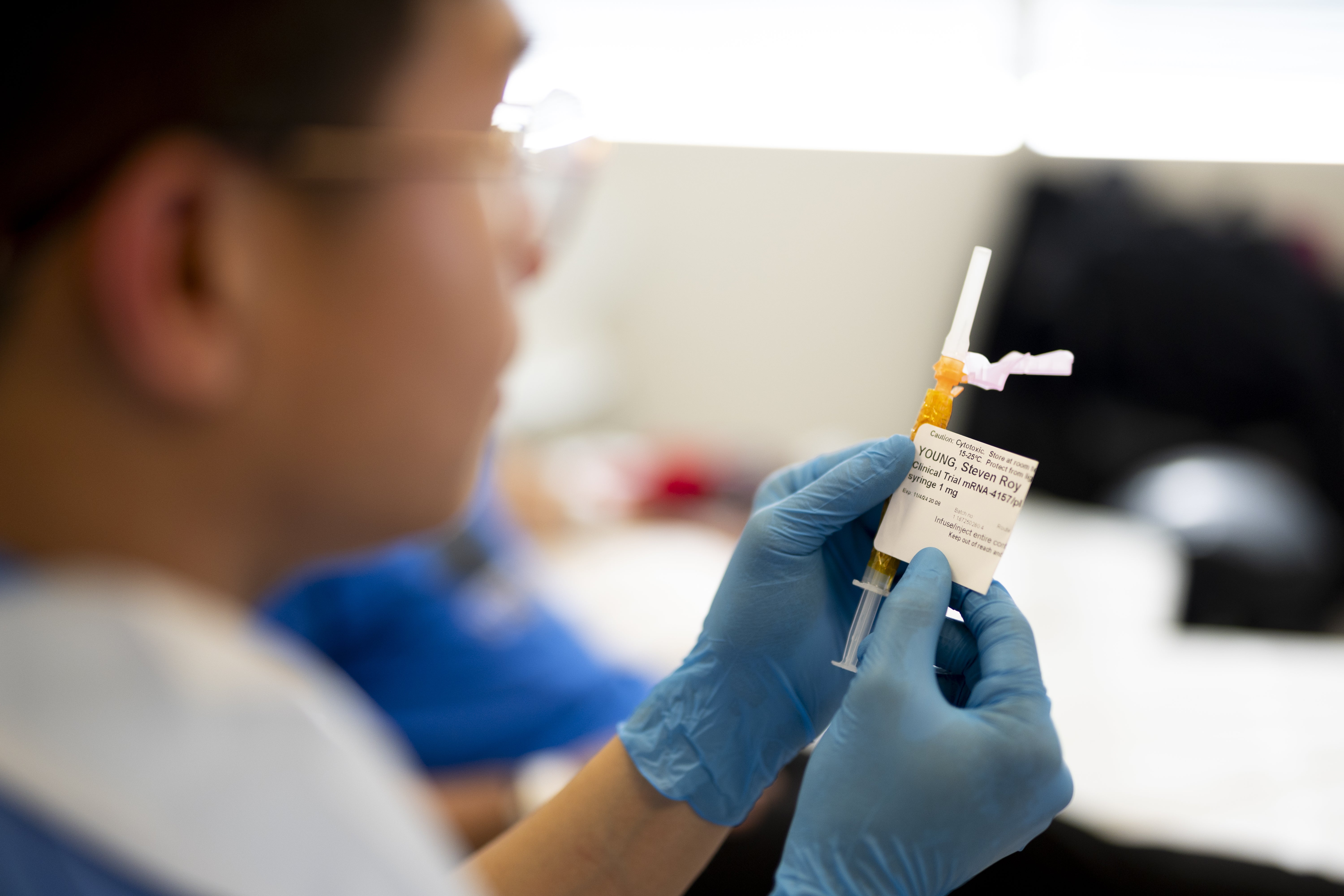 <p>A trial of a a personalised mRNA jab for melanoma started earlier this year (Jordan Pettitt/PA)</p>