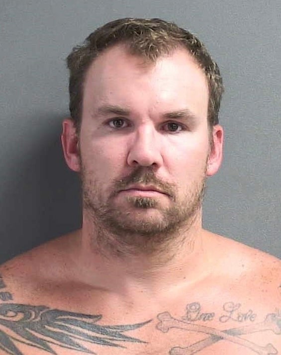 James Melady, 37, is accused of harassing a woman in the back of an ambulance on the way to the hospital.