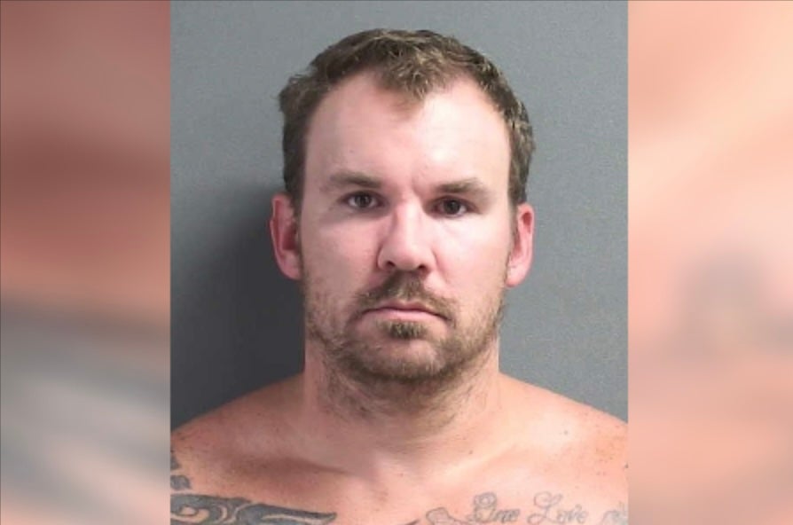 James Melady, 37, is accused of molesting a woman in the back of an ambulance on the way to the hospital.