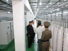 North Korea shows first photos of uranium enrichment facility for nuclear weapons