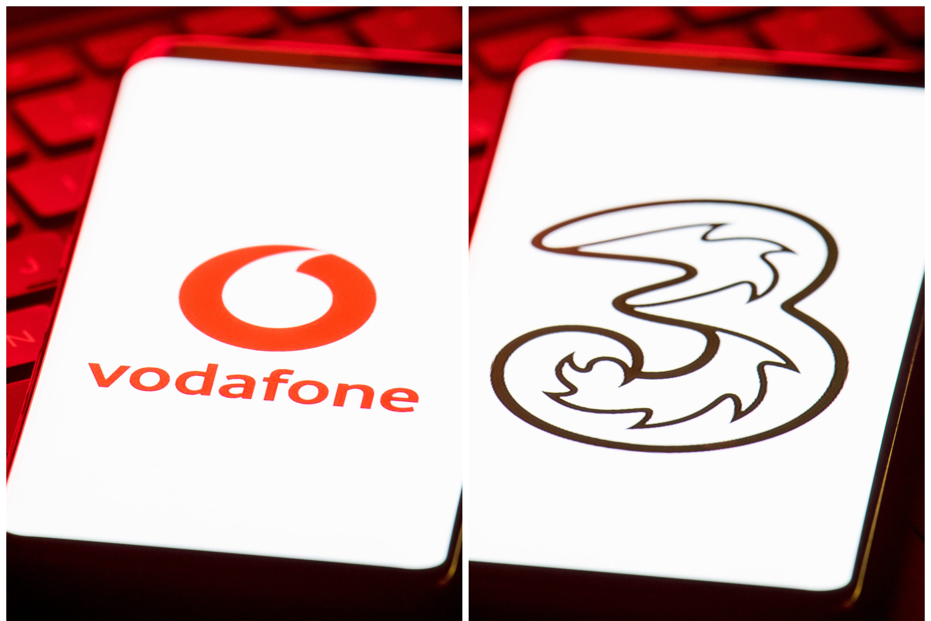 The Competition and Markets Authority has been investigating the £15 billion deal between Vodafone and Three since it was announced last summer (PA)