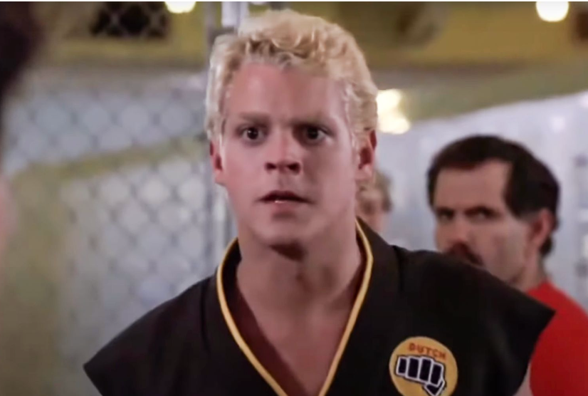 Chad McQueen as villain Dutch in “Karate Kid”