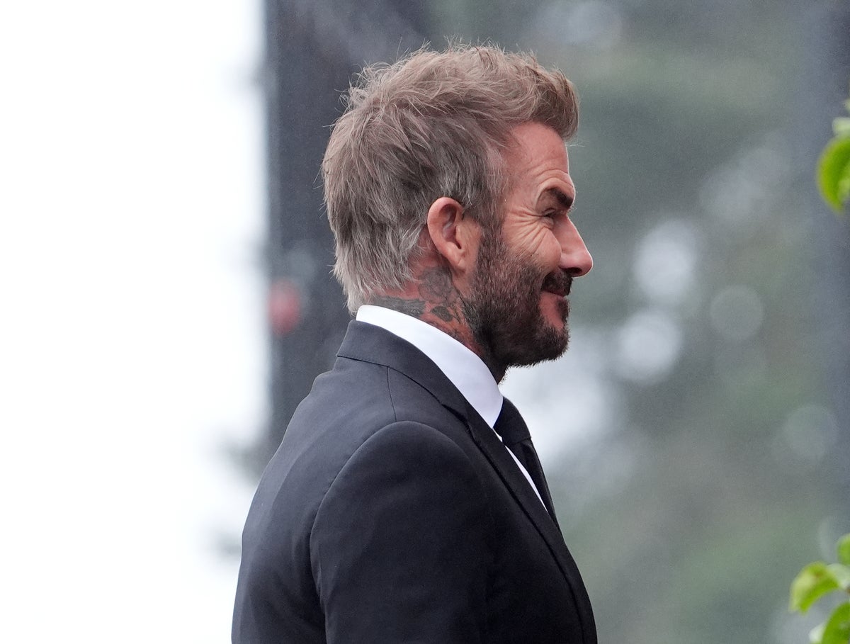 David Beckham and Nancy Dell’Olio among the mourners at Sven-Goran Eriksson’s funeral in Sweden