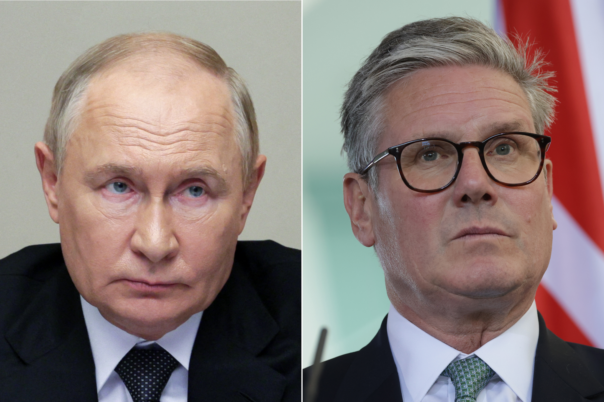 Keir Starmer has told Vladimir Putin that Russia started the war – and can end it at any time