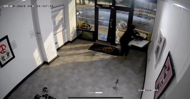 <p>A video captured the moment a thief stole the Banksy artwork from a gallery </p>