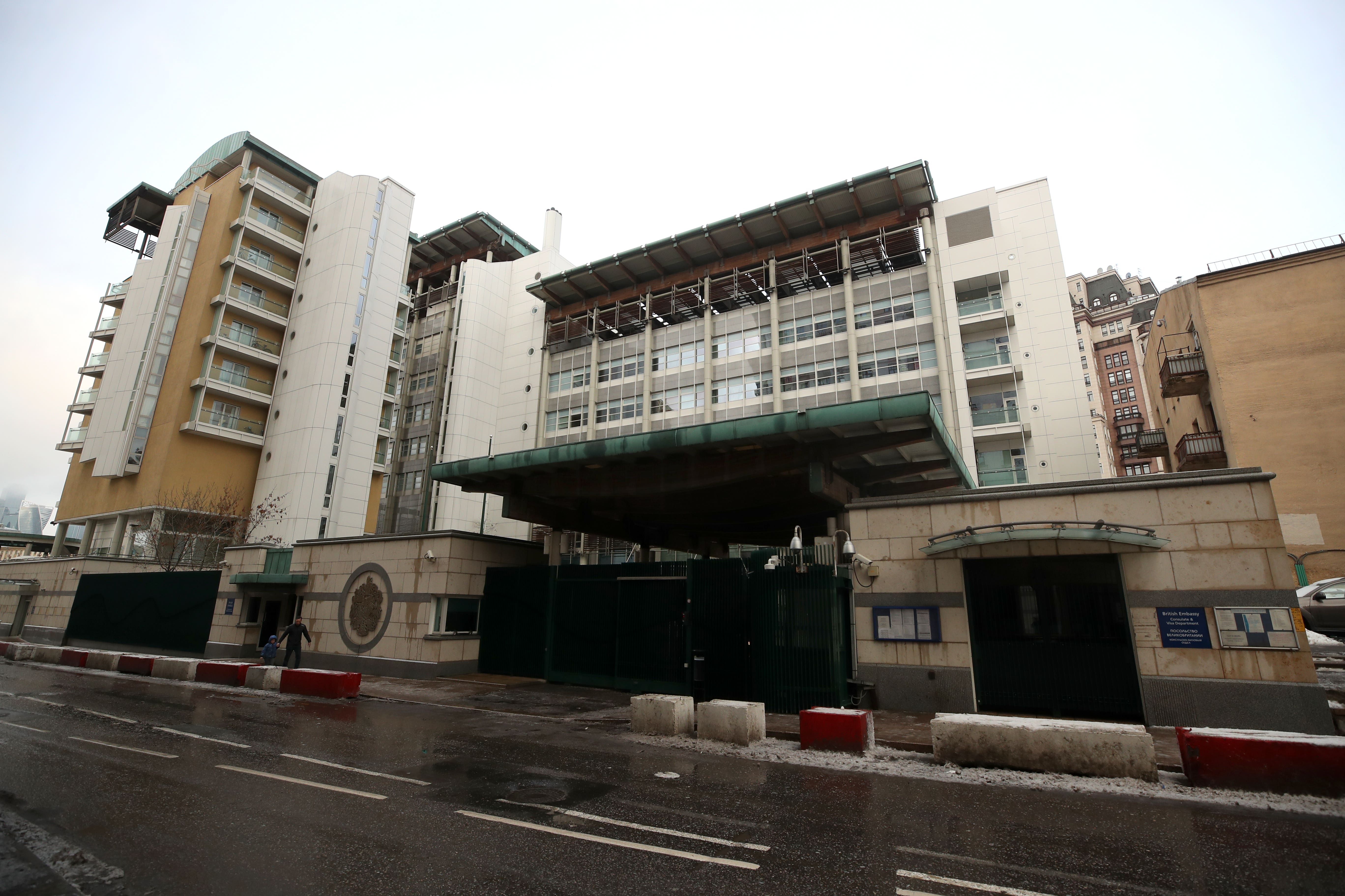 The British Embassy in Moscow (Nick Potts/PA)