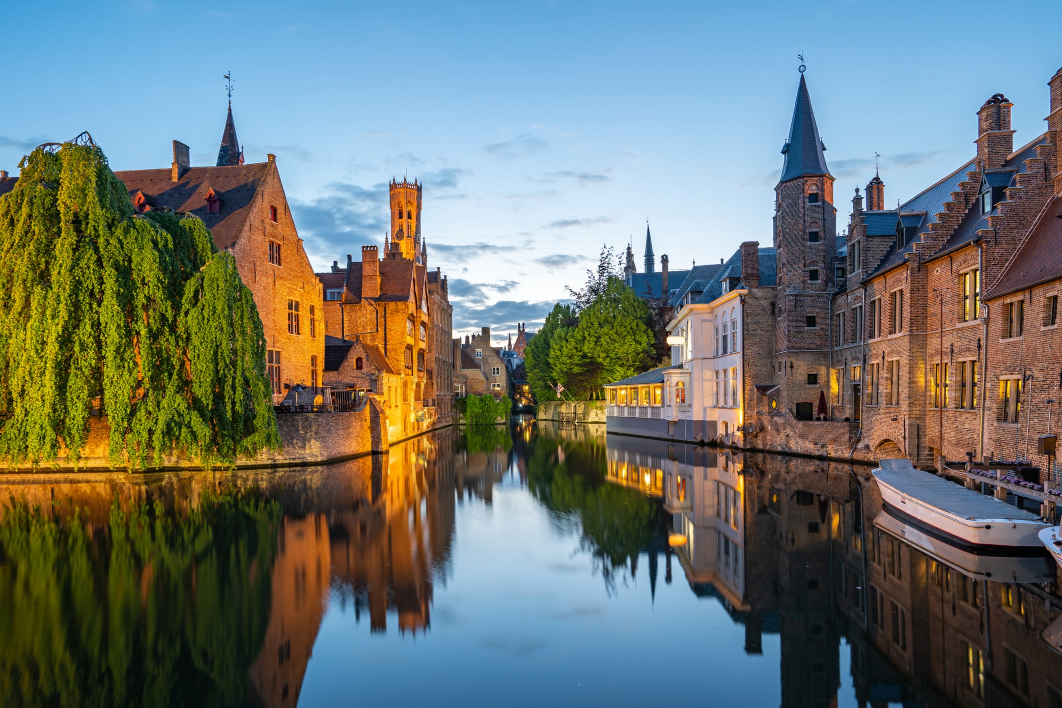 Bruges in Belgium has been rated as the best place to visit via train for its food and drink selection and plenty of cultural activities