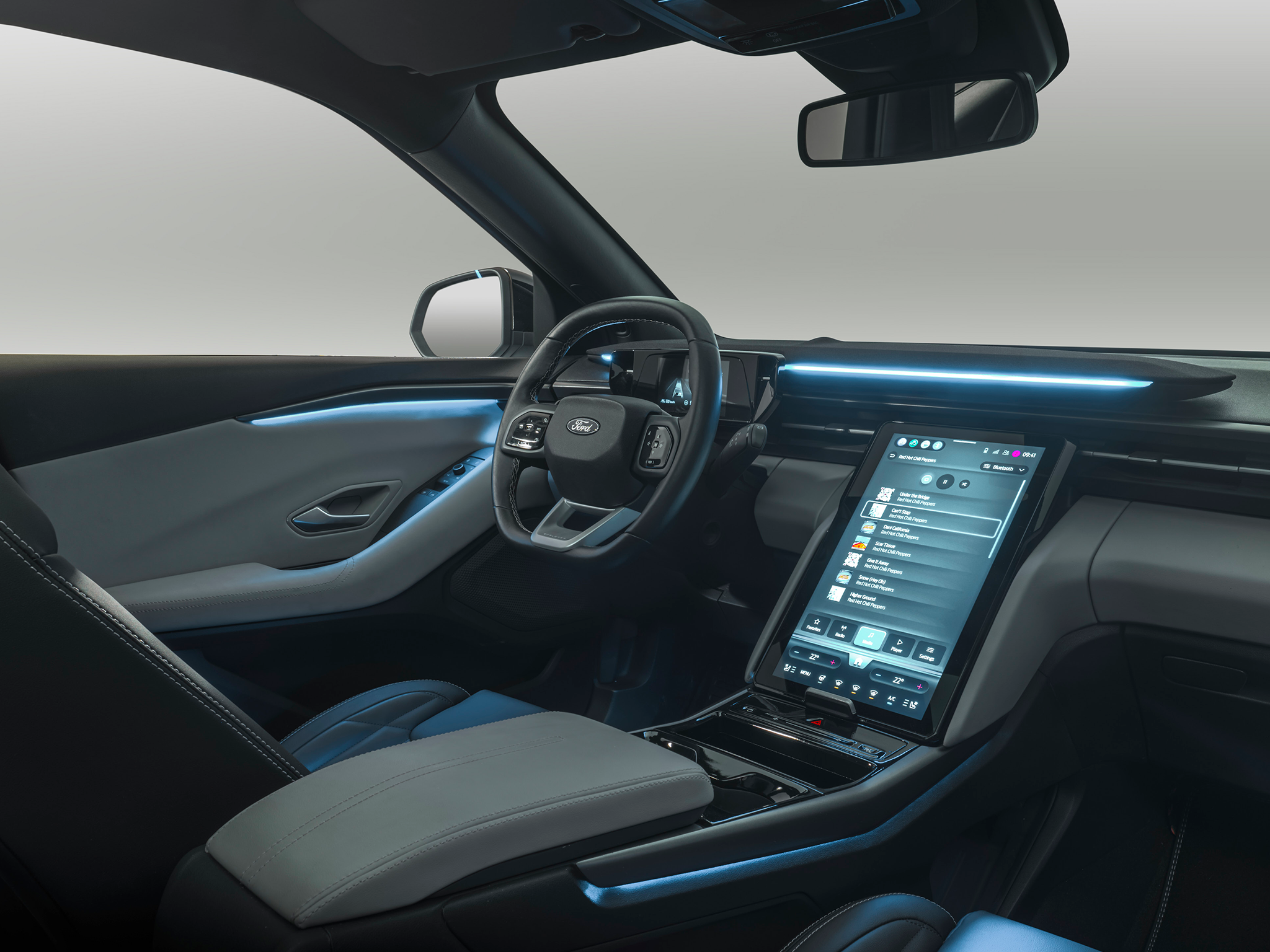 Ford’s stylish Sync Move infotainment system is fitted to the new Explorer.