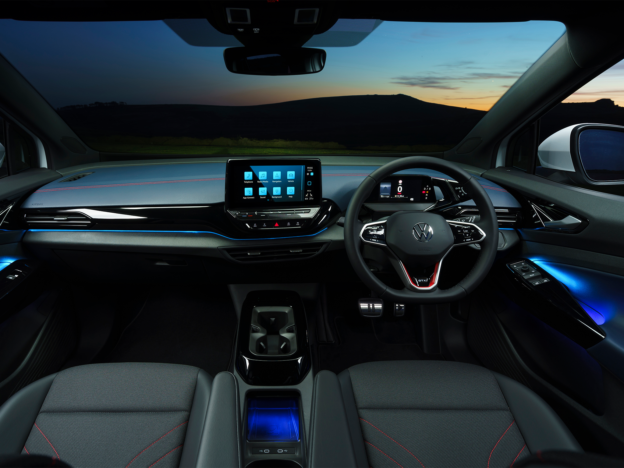 Volkswagen’s updated ID.4 features a much-improved infotainment system.
