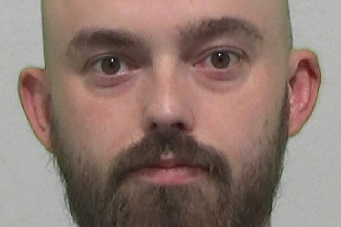 Kieran Usher, 32, was sentenced on Friday to four years and four months in prison