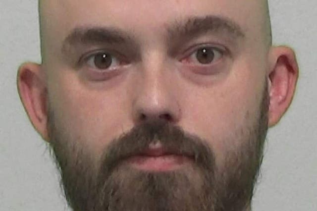 <p>Kieran Usher, 32, was sentenced on Friday to four years and four months in prison </p>