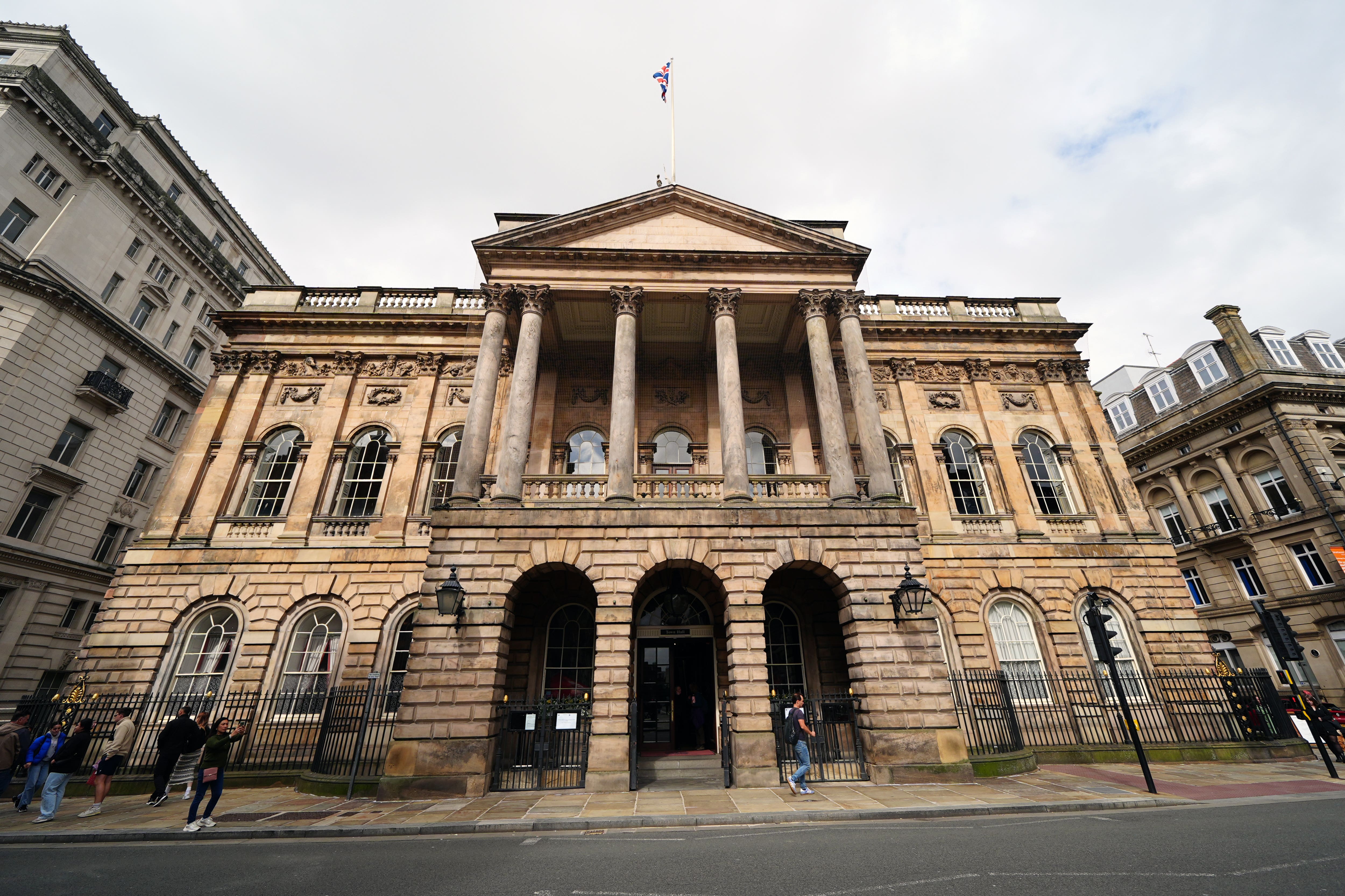 The inquiry is taking place at Liverpool Town Hall (Peter Byrne/PA)