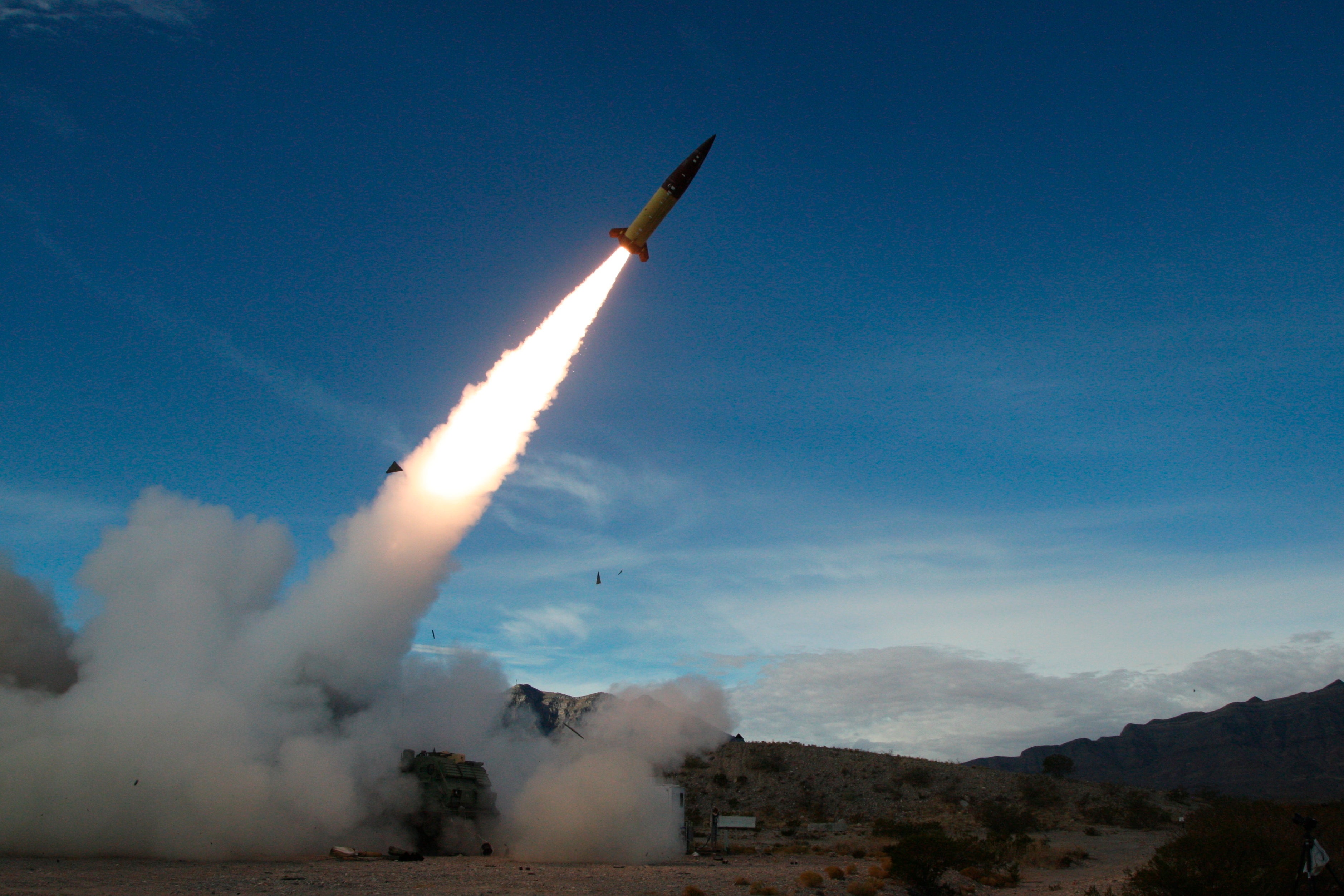 A live test of a US long-range missile