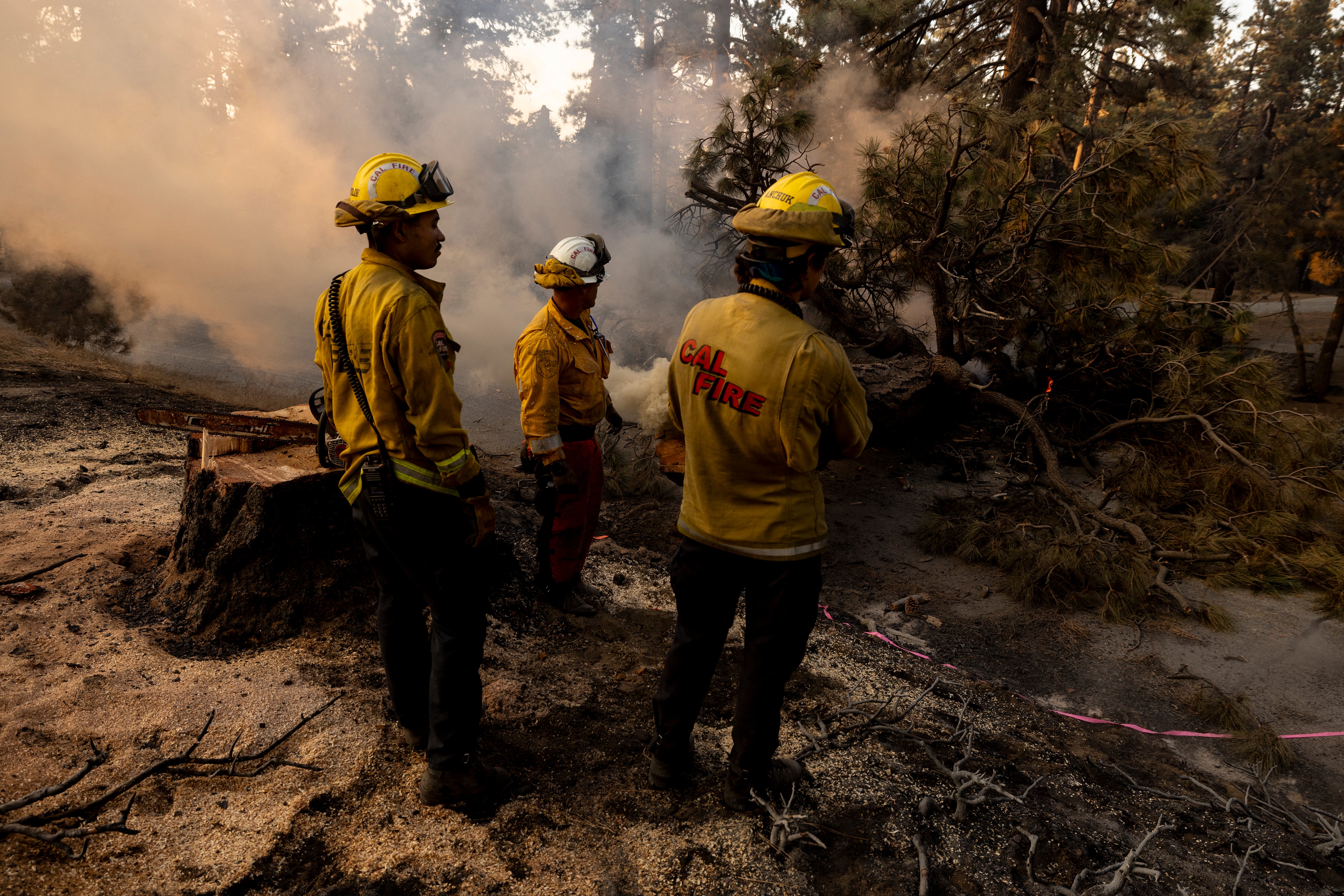 Firefighters have been tackling the California blaze for over a week, said Cal Fire