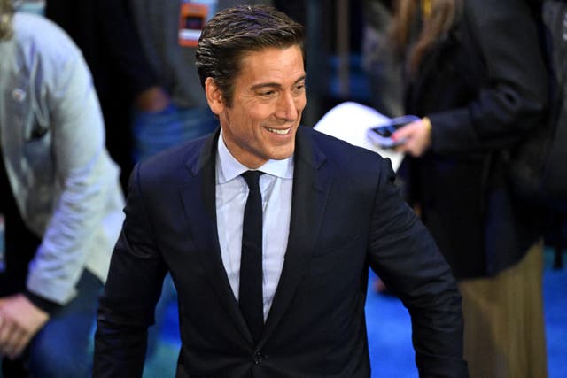 <p>ABC News’s David Muir leaves the first debate between Kamala Harris and Donald Trump, which he moderated. Trump has now labeled Muir a ‘foolish fool’ after the journalist fact-checked him during the debate  </p>