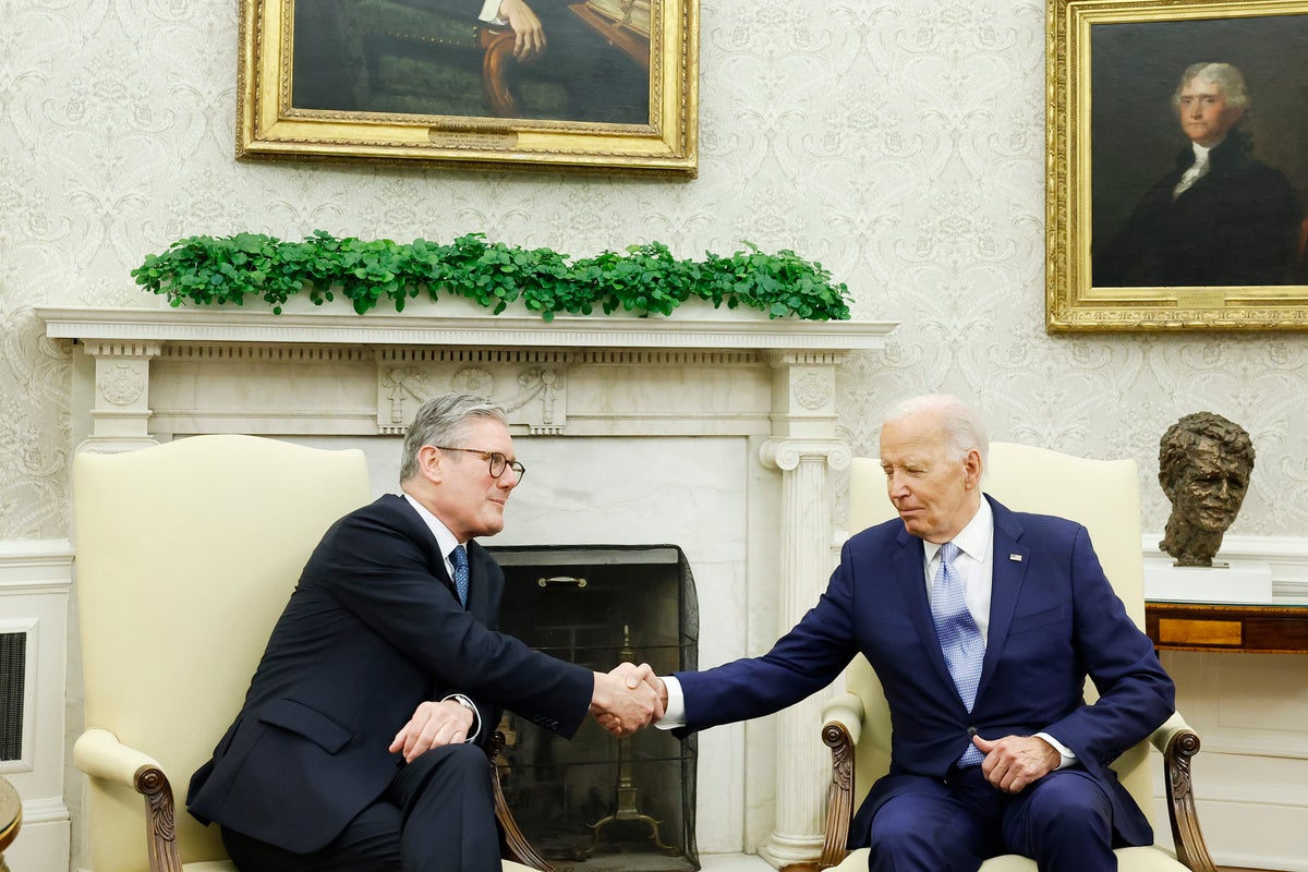 Watch: Biden hosts Starmer at White House | The Independent