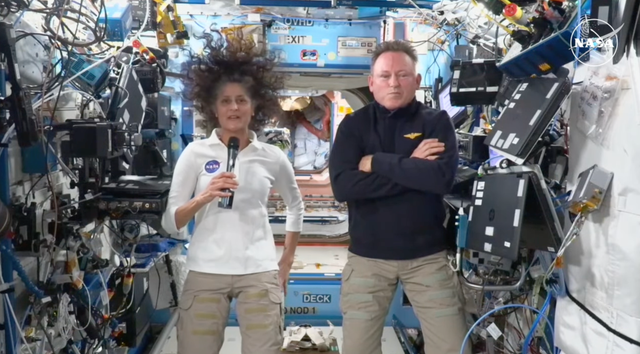 <p>NASA astronauts Sunisa “Suni” Williams and Barry “Butch” Wilmore on the space station will be stuck on the ISS until Februray next year - and have spoken about the experience for the first time. </p>