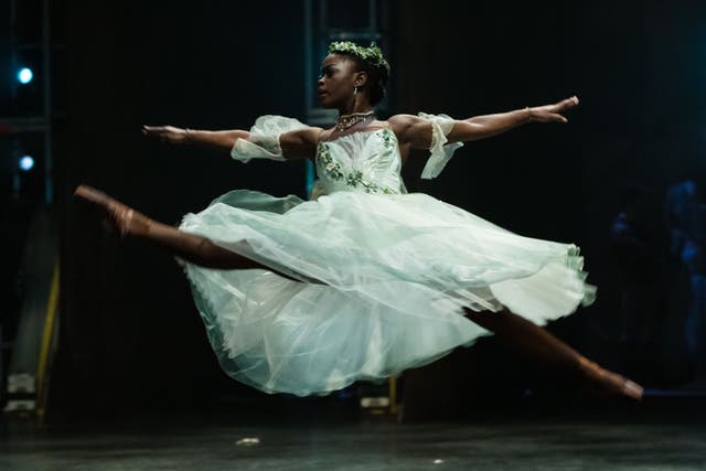 <p>Michaela DePrince performing ‘Giselle’ with the English National Ballet in January 2017</p>