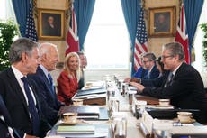 Starmer and Biden meet in White House to talk future. It might all change in months