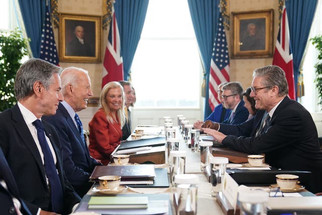 <p>Biden and Starmer meet at the White House as questions over Ukraine’s use of long-range missiles grow. While they met, Starmer will be face-to-face with a new US leader in just a few months.  </p>