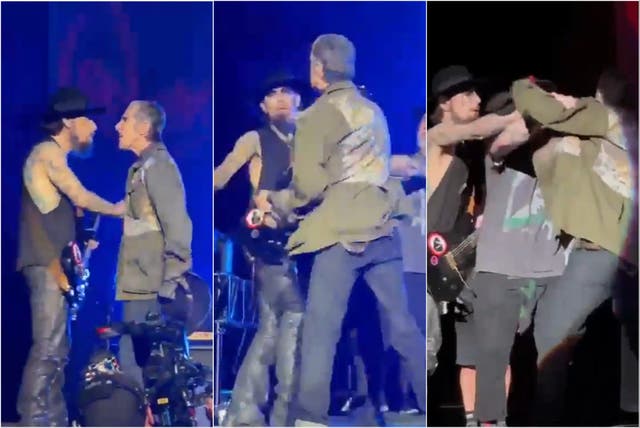 <p>Perry Farrell protagonizó un altercado con su compañero de Jane’s Addiction, Dave Navarro</p>