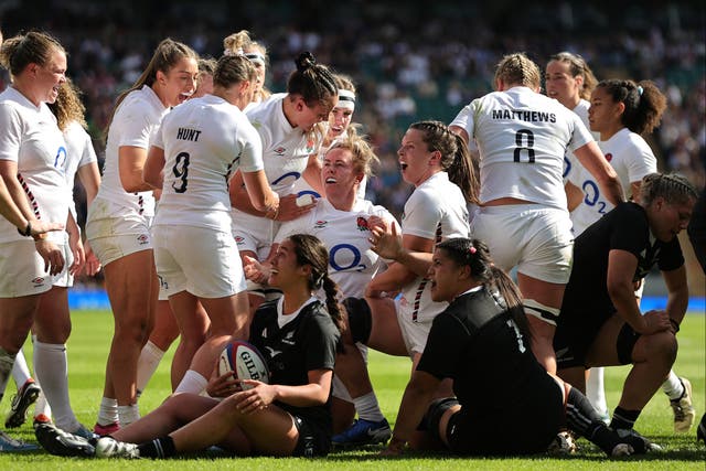 <p>Marlie Packer scored in England’s win over New Zealand at Allianz Stadium, Twickenham last month </p>