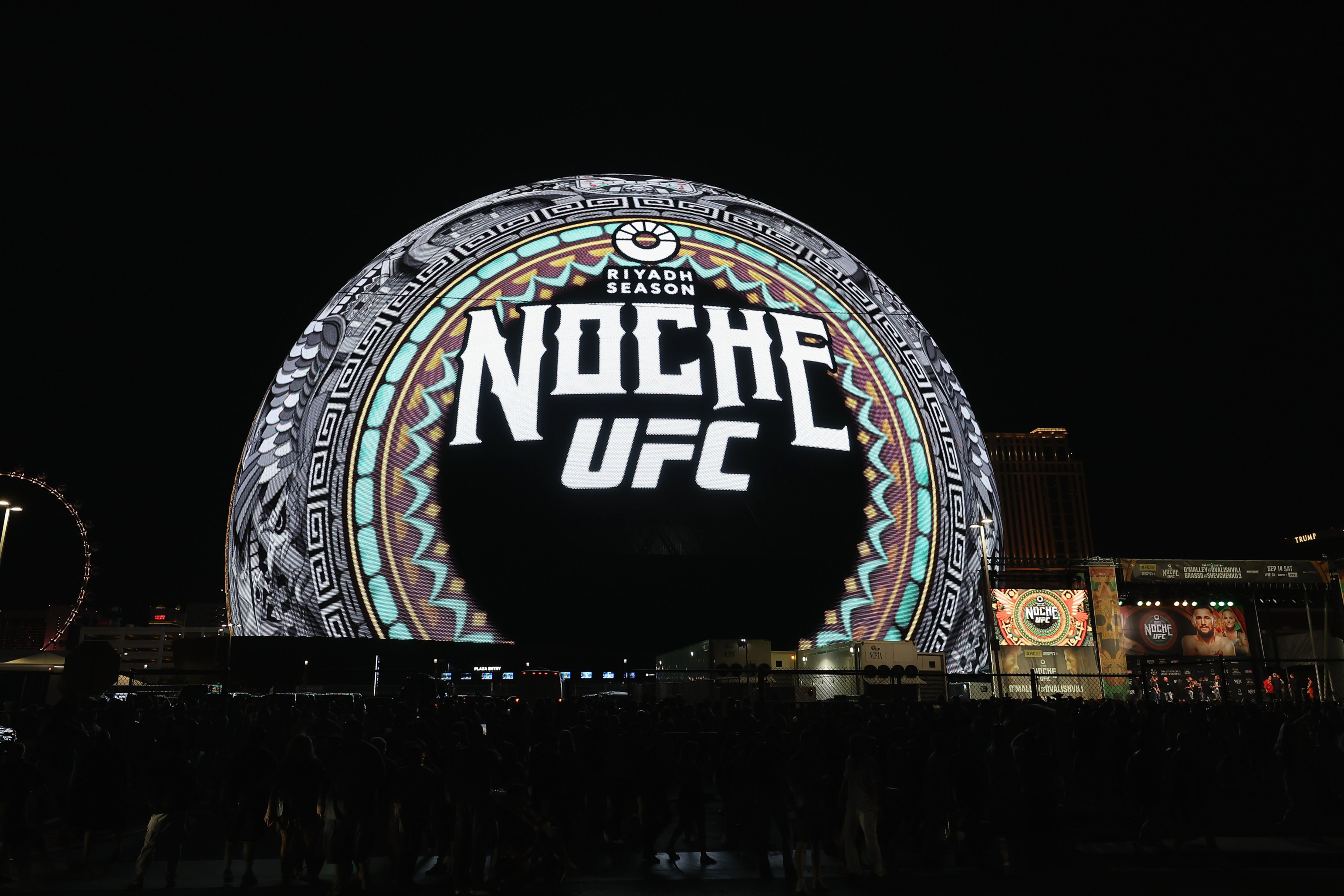 The Sphere will host its first sporting event, UFC 306, on 14 September